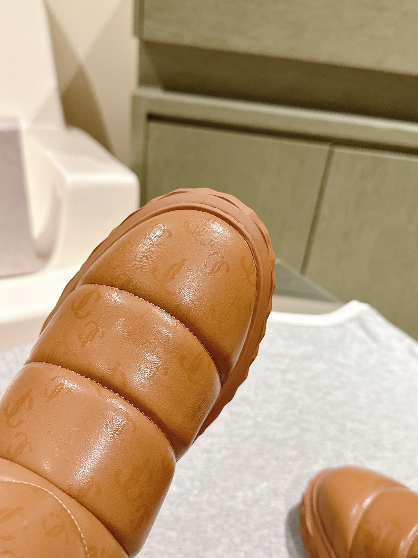 Jimmy Xan Toffee Ankle Boots Brown Shearling Leather 533015