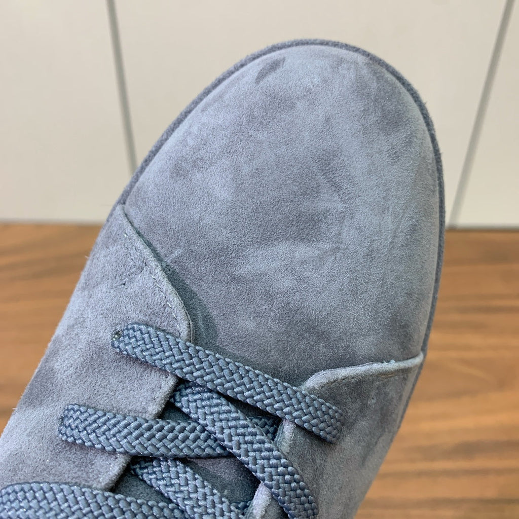 LP Winter Nuages Ankle Boot Slate Blue Fur Suede 550806