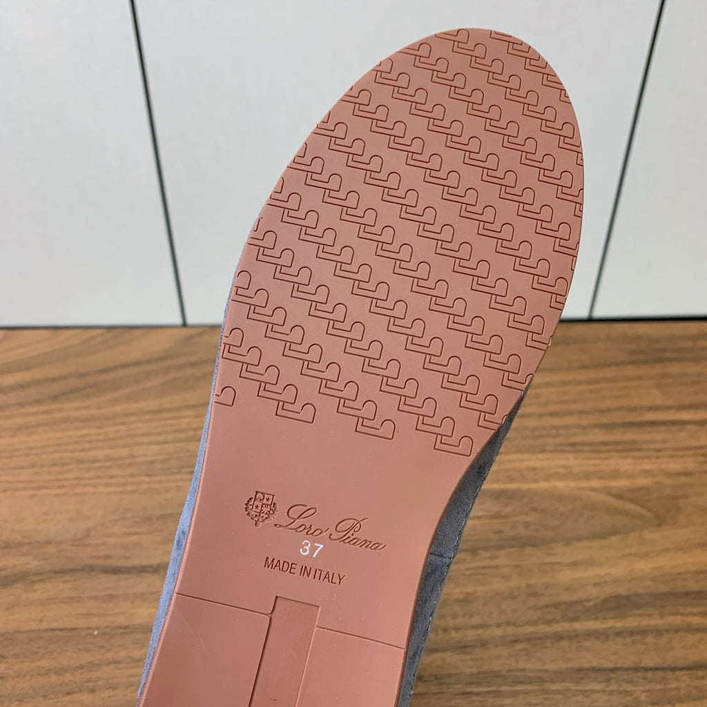 LP Winter Nuages Ankle Boot Slate Blue Fur Suede 550806