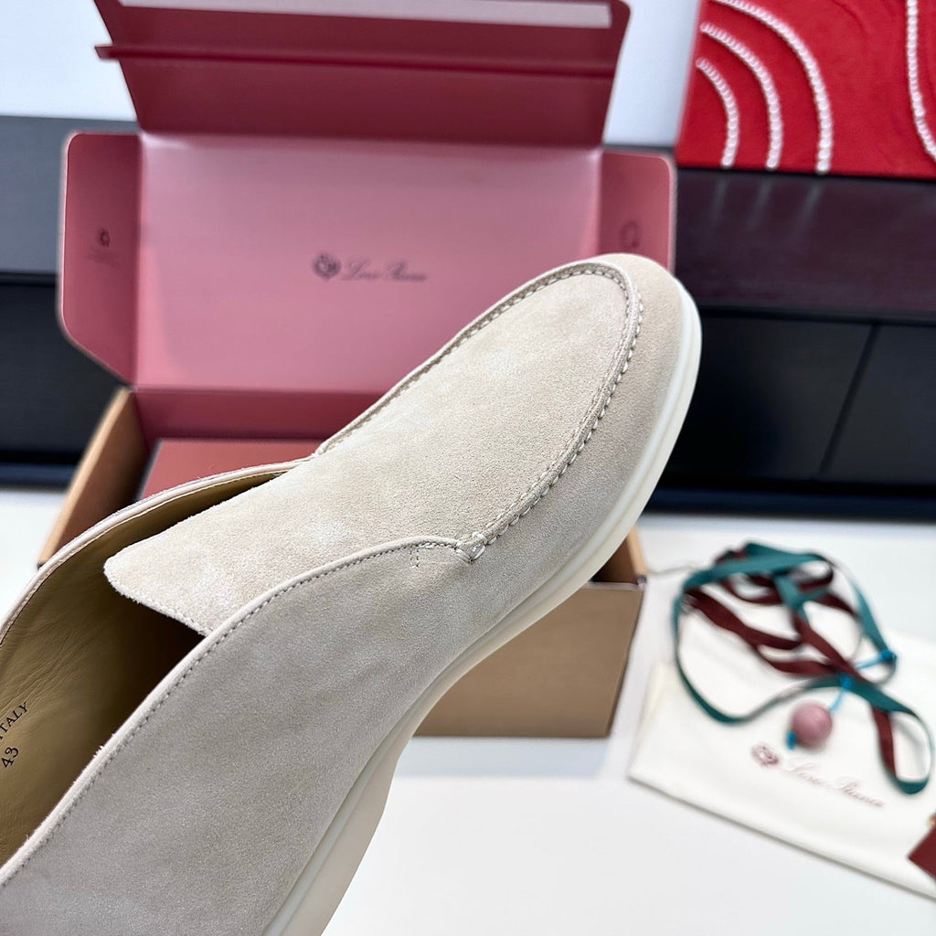 LP Open Walk Ankle Boot In Light Grey Suede 542338