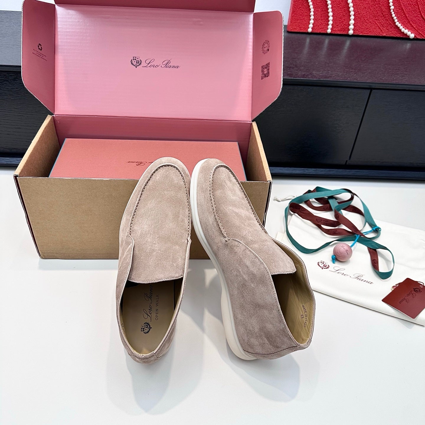 LP Open Walk Ankle Boot In Coffee Brown Suede 542336