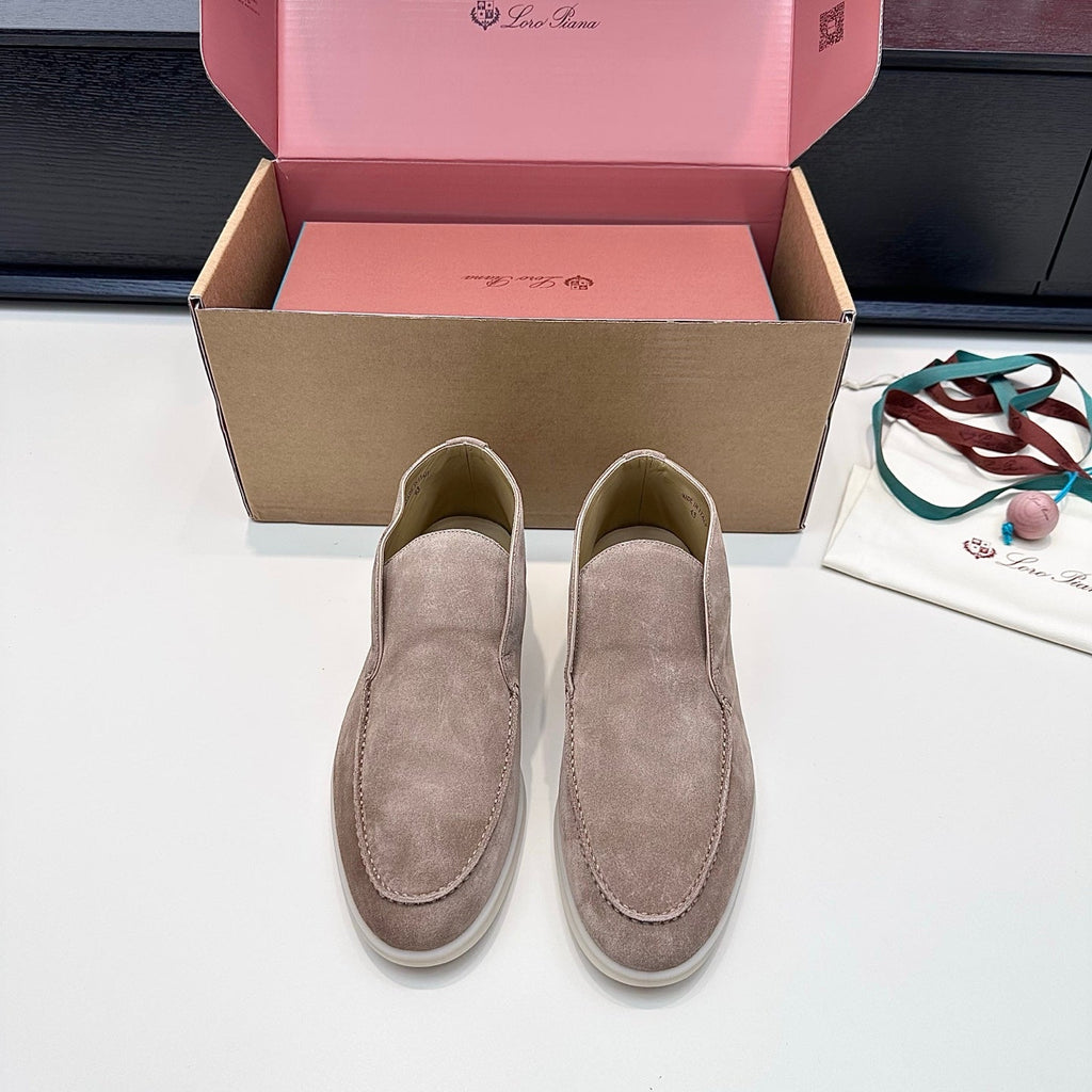 LP Open Walk Ankle Boot In Coffee Brown Suede 542336