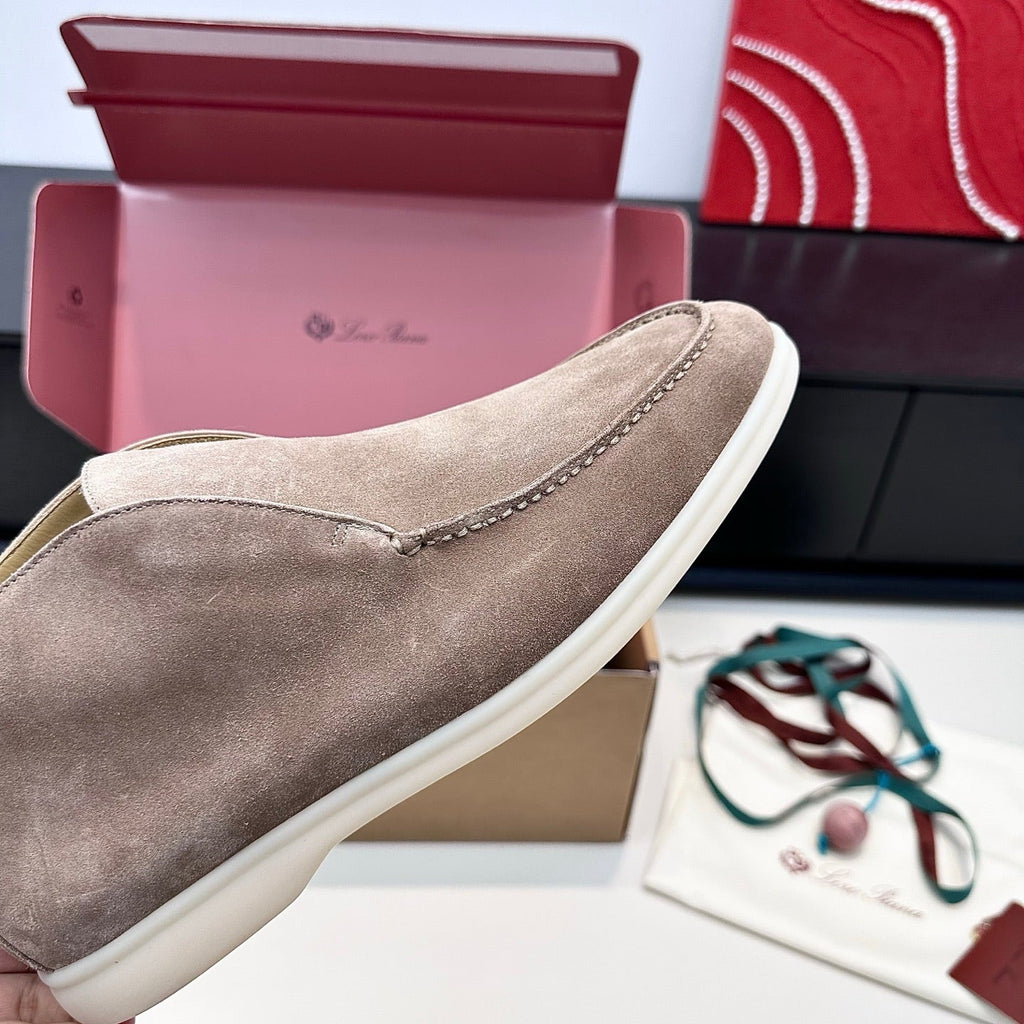 LP Open Walk Ankle Boot In Coffee Brown Suede 542336