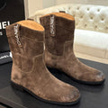 CC 2025 Short Boot Brown Suede 550662