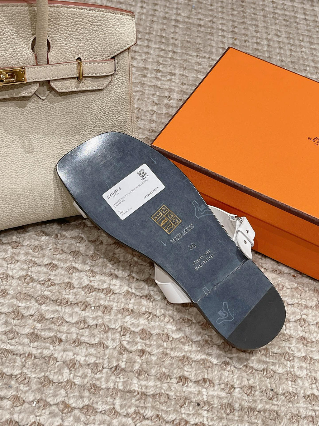 HM Hera Sandal White Cowhide 544539