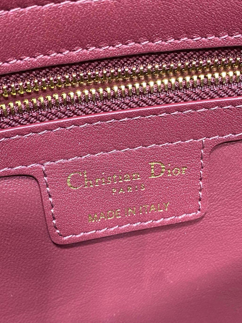 Dior 2025 Bow Bag 28cm Burgundy Leather 272517