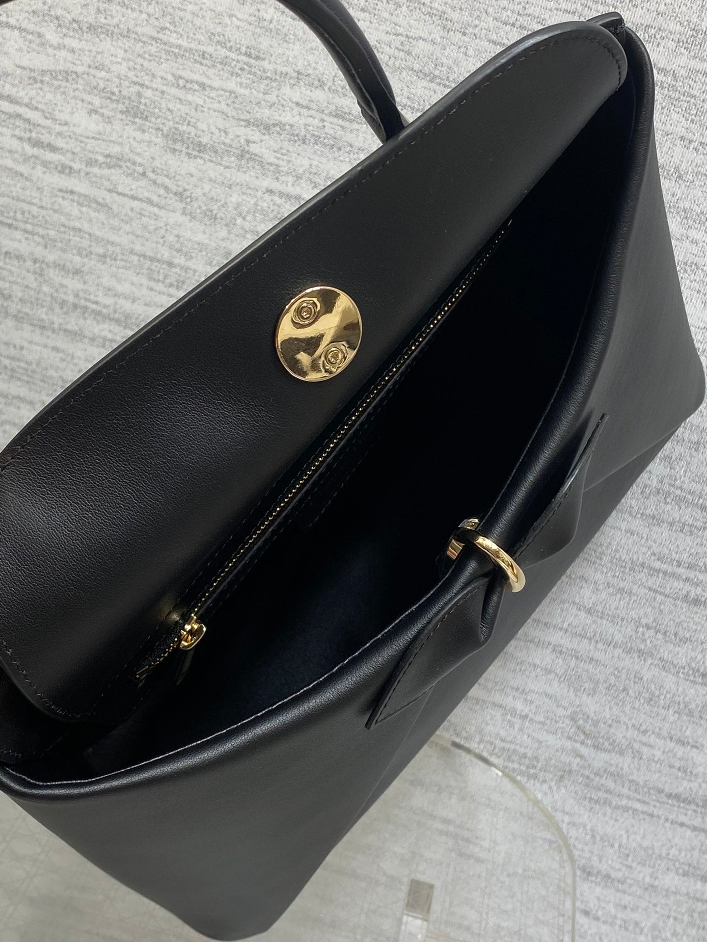Dior 2025 Bow Bag 28cm Black Leather 272519