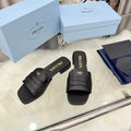 Prada 26SS Sandals 10mm Black Leather 564171