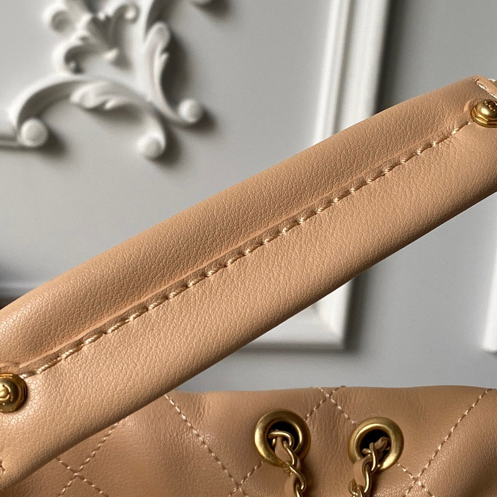 Chanel 2025 Bag 45cm Beige Calfskin 318233