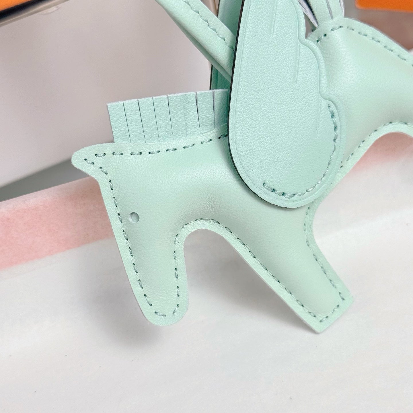 HM Rodeo Pegase PM Charm Mint Green Lambskin