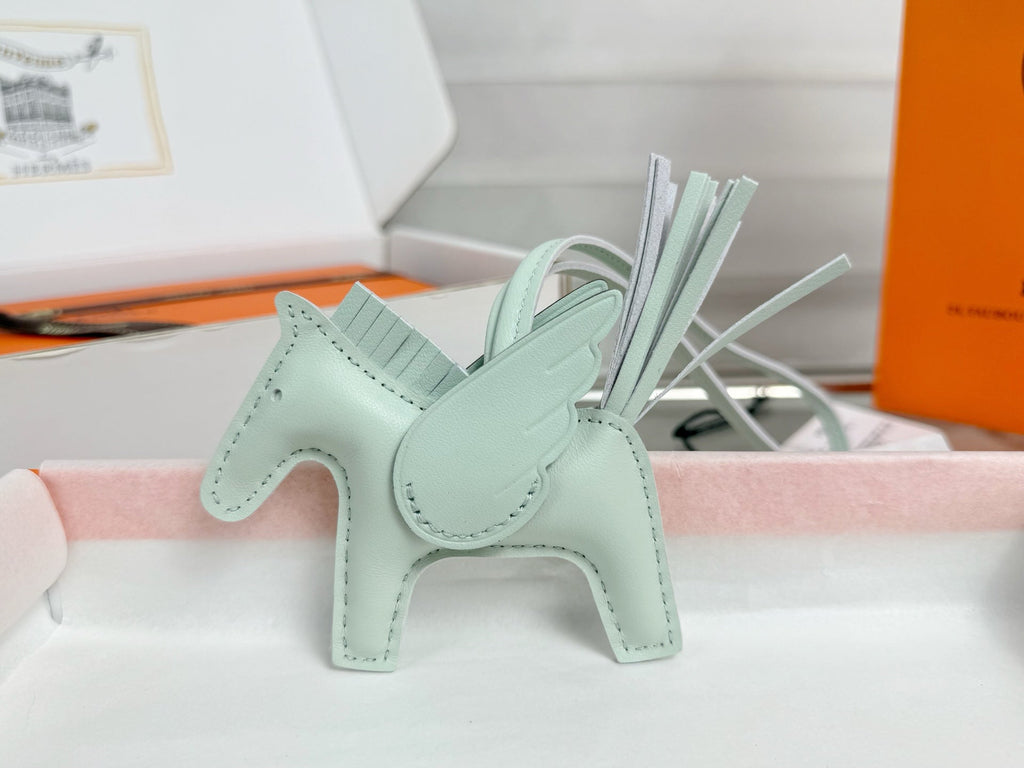 HM Rodeo Pegase PM Charm Mint Green Lambskin