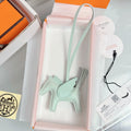 HM Rodeo Pegase PM Charm Mint Green Lambskin