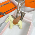 HM Rodeo Pegase PM Charm Light Yellow mix Brown Lambskin