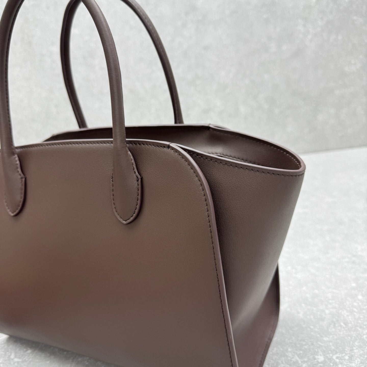 The Row 2025 Marlo Bag Chocolate Leather