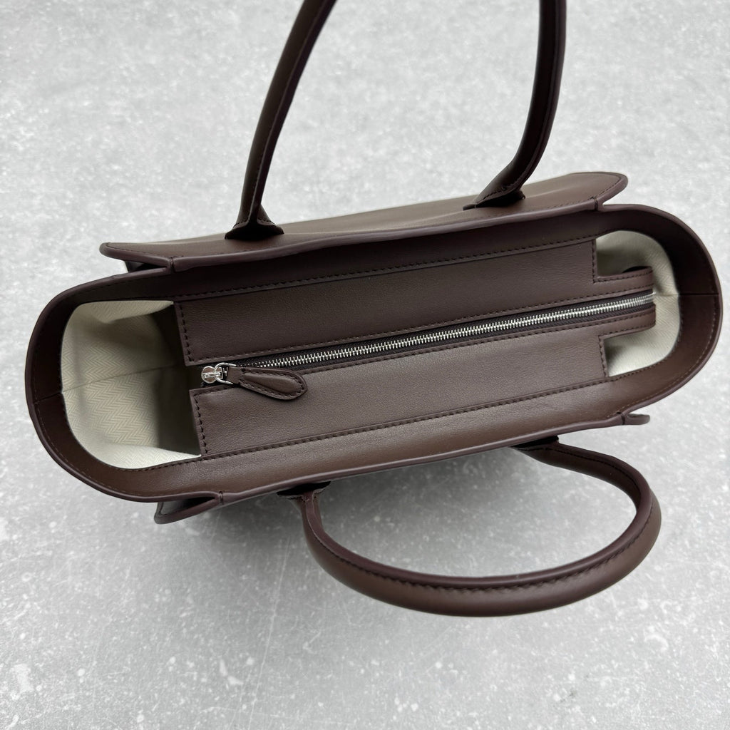 The Row 2025 Marlo Bag Chocolate Leather