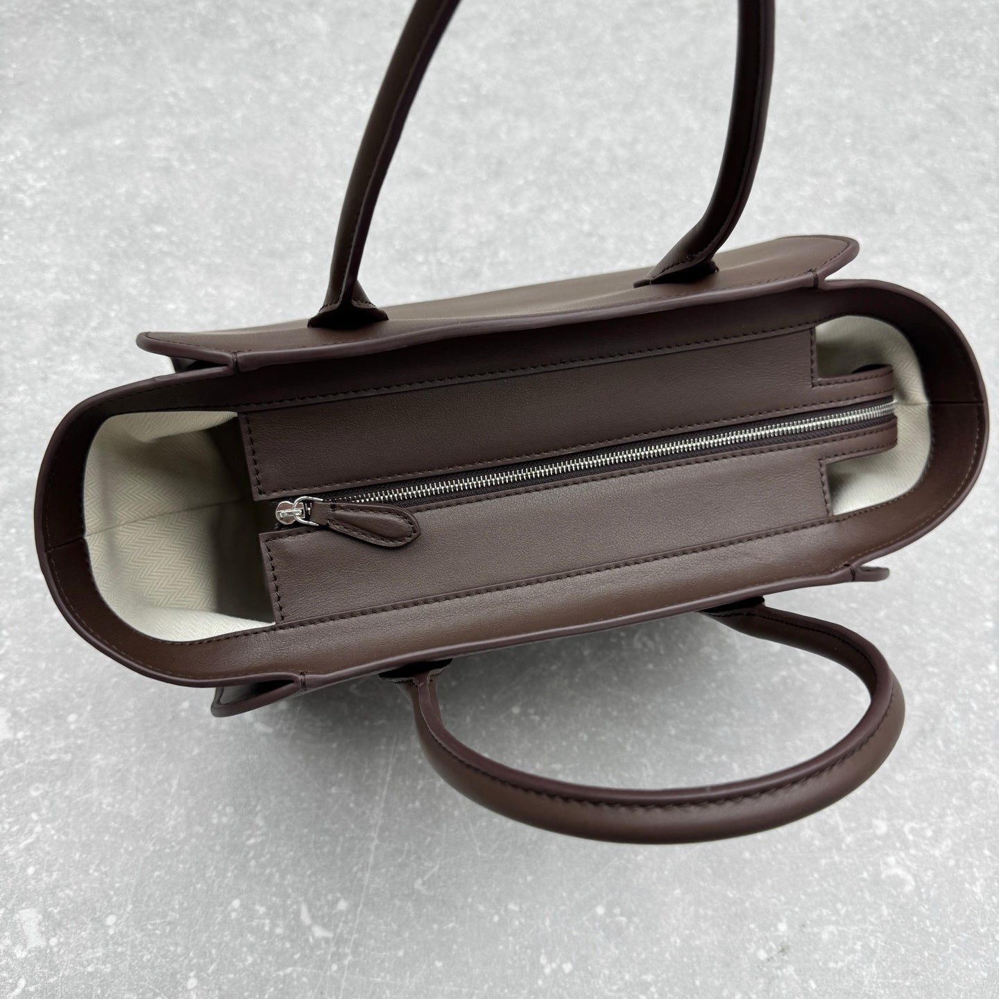 The Row 2025 Marlo Bag Chocolate Leather