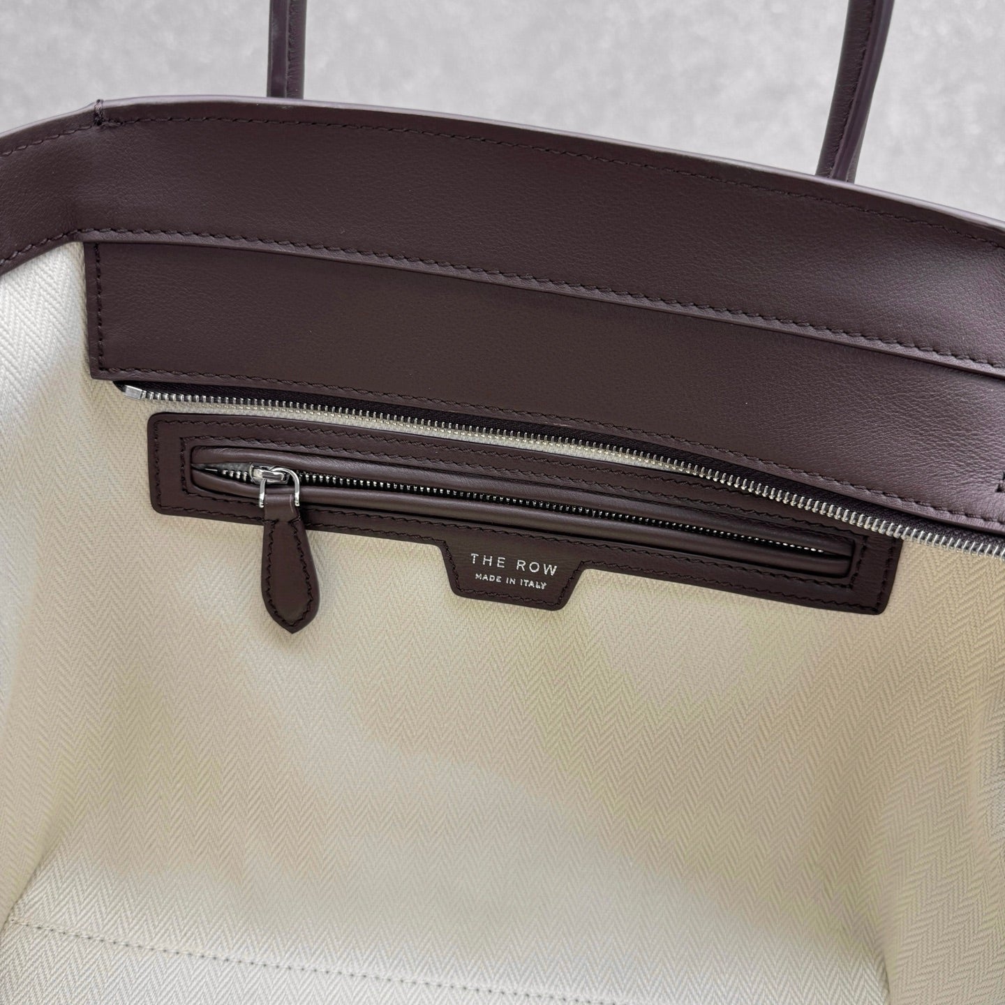 The Row 2025 Marlo Bag Chocolate Leather