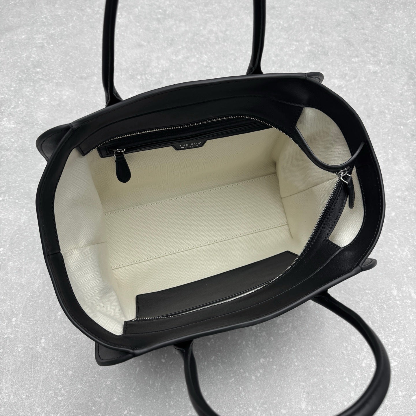 The Row 2025 Marlo Bag Black Leather