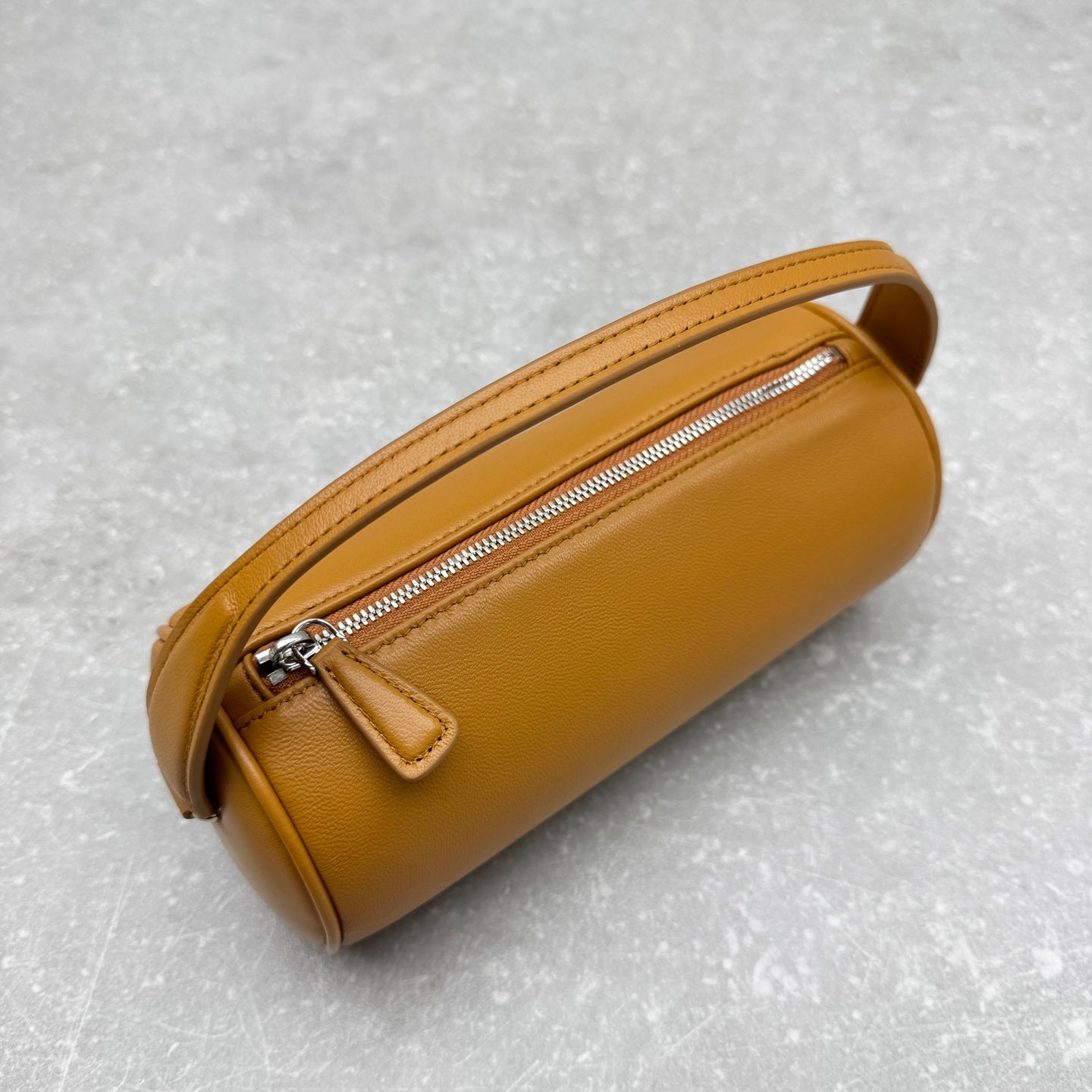 The Row 2025 Round 90's Bag Yellow Leather