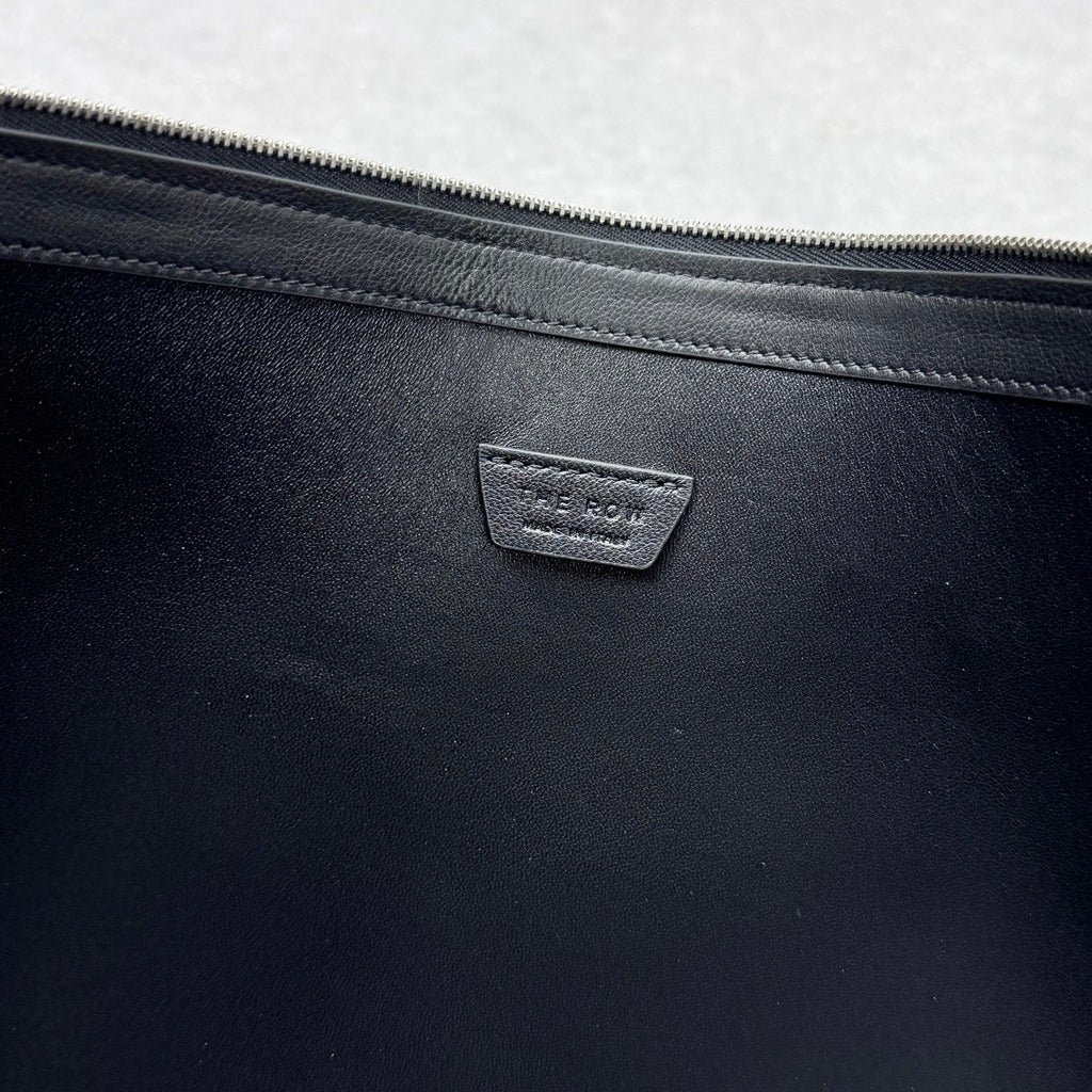 The Row 2025 Jouve Bag 46cm Black Calfskin