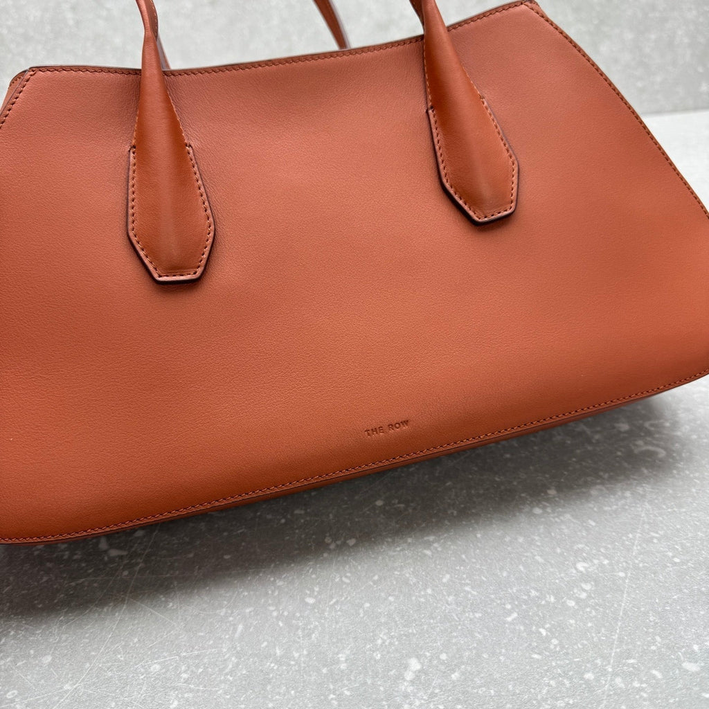 The Row 2025 Alger Bag 39cm Caramel Cowhide