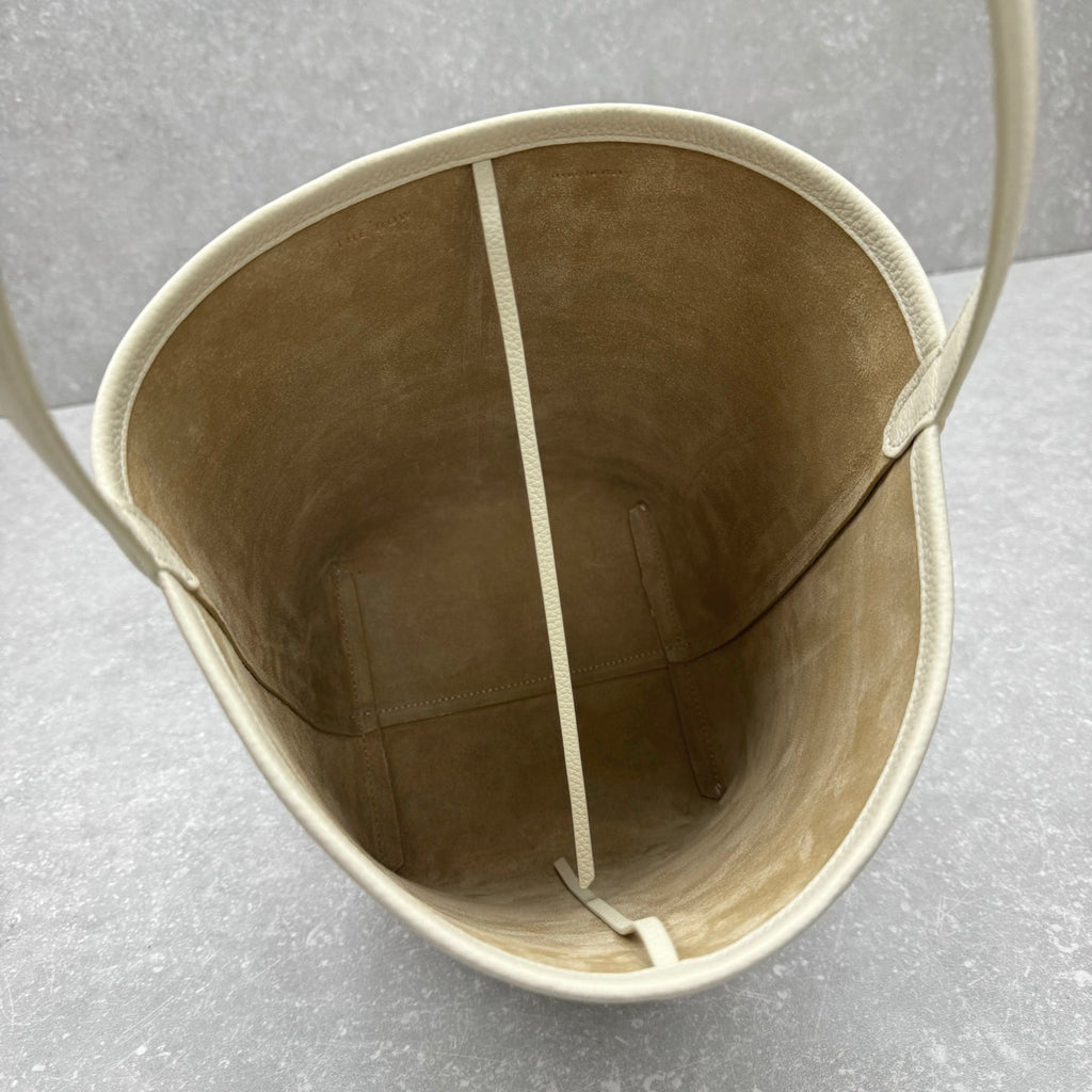 The Row 2025 N/S Park Tote Bag 34cm White Calfskin