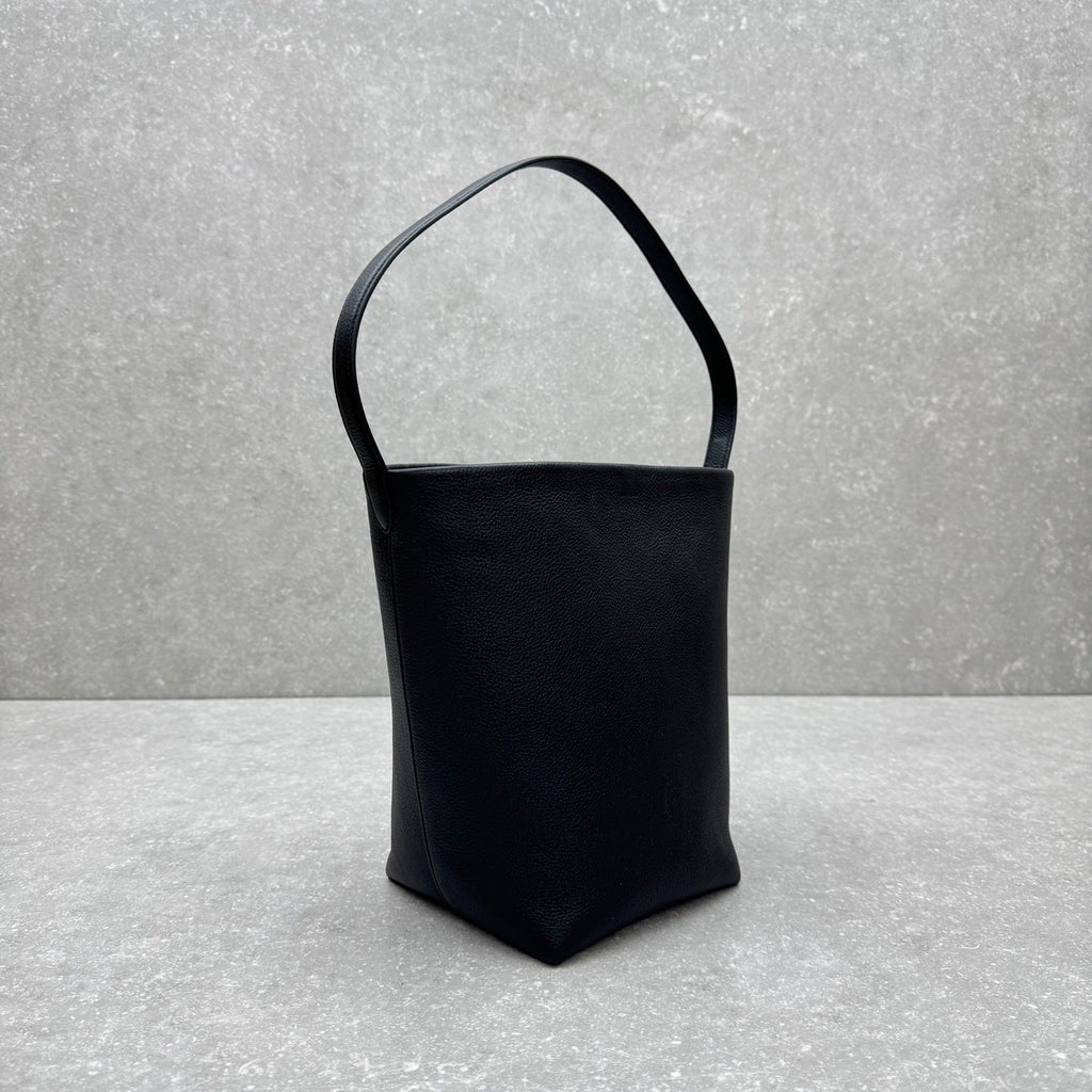 The Row 2025 N/S Park Tote Bag 34cm Black Calfskin