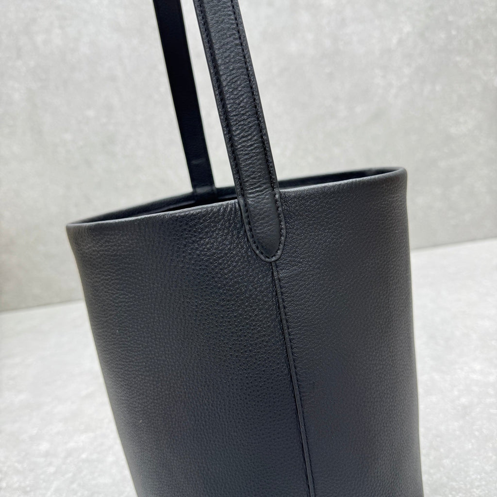The Row 2025 N/S Park Tote Bag 34cm Black Calfskin