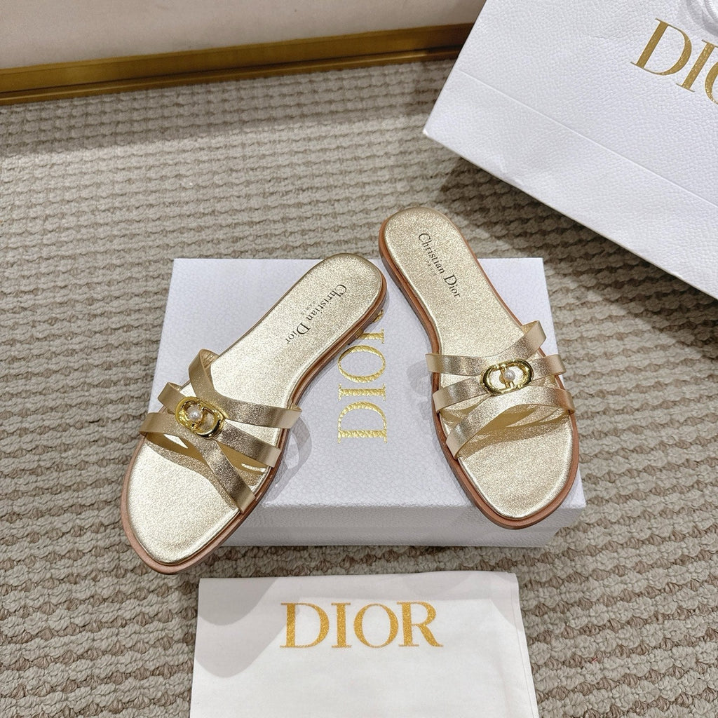 CD 30M Slide Golden Calfskin 543738