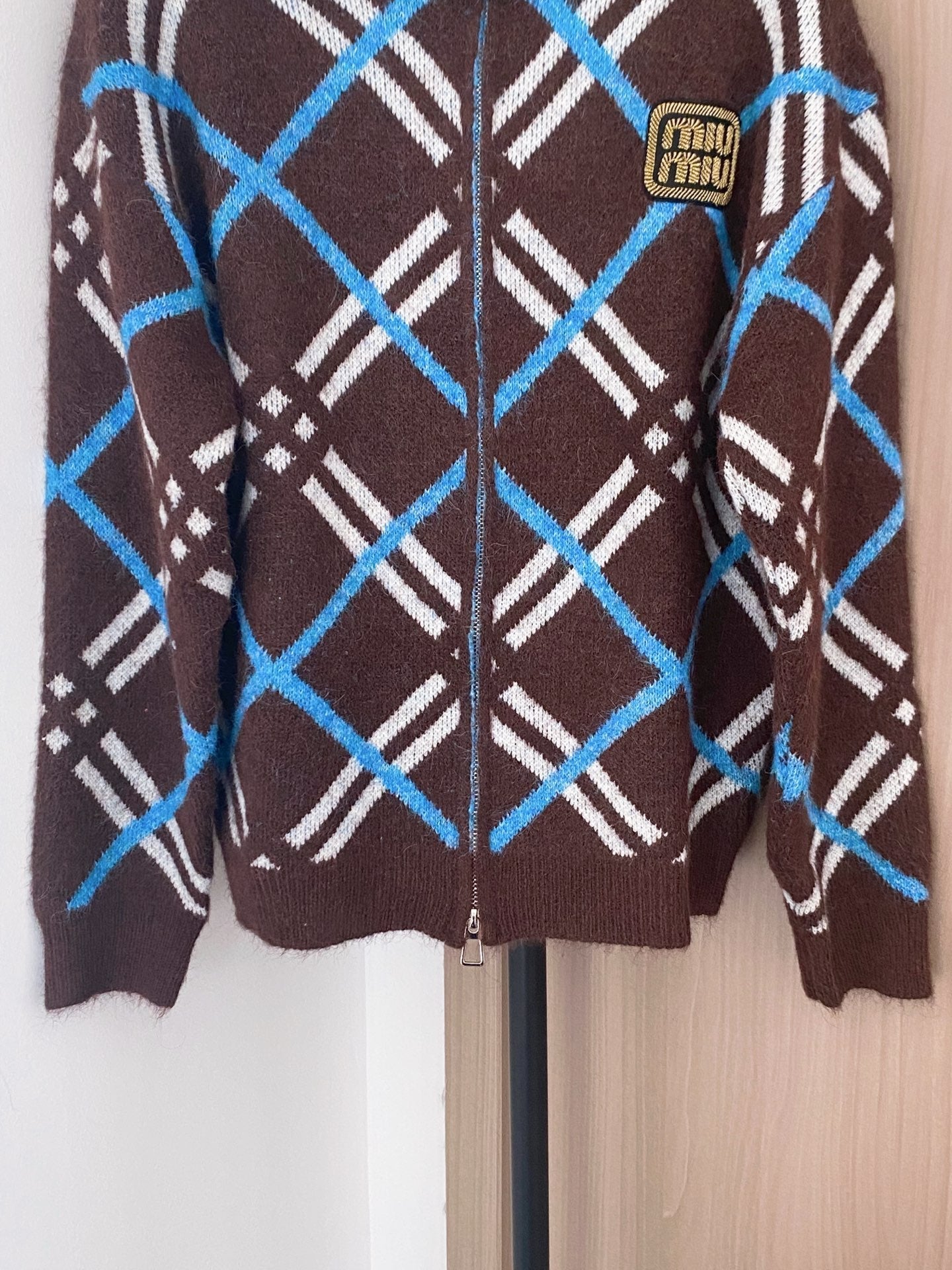 Miumiu 2025 Jacket Brown Wool Cashmere