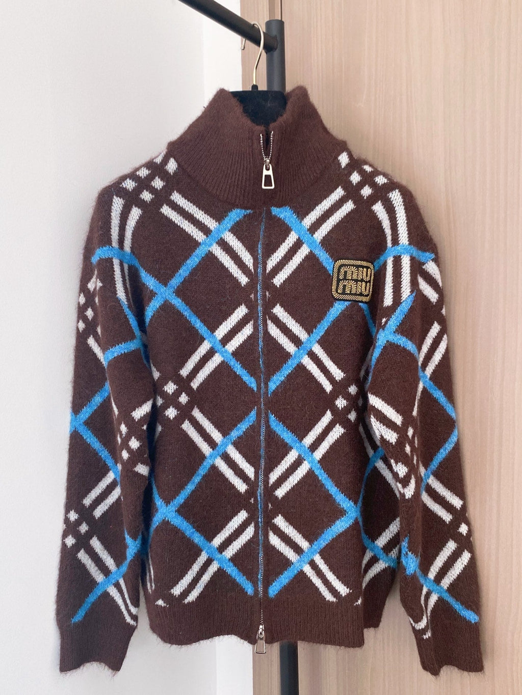 Miumiu 2025 Jacket Brown Wool Cashmere