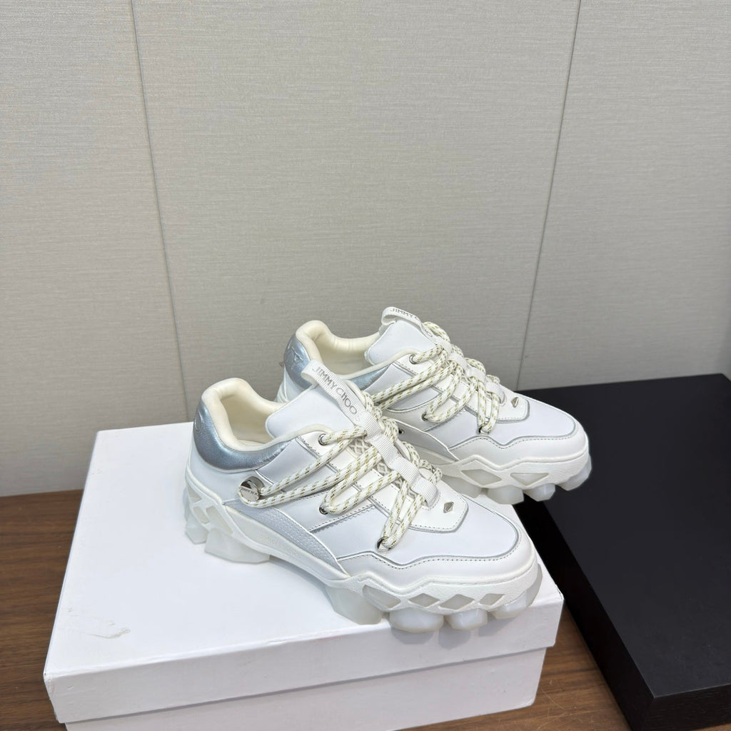 Jimmy Diamond X II/F Sneaker White Grey Fabric Leather 517667