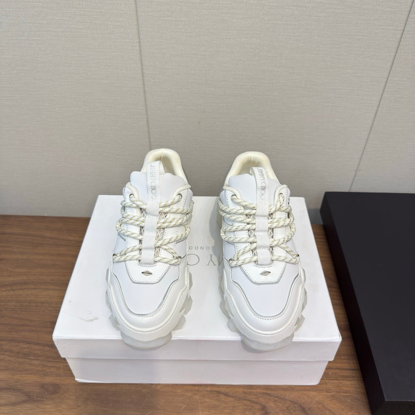 Jimmy Diamond X II/F Sneaker White Grey Fabric Leather 517667