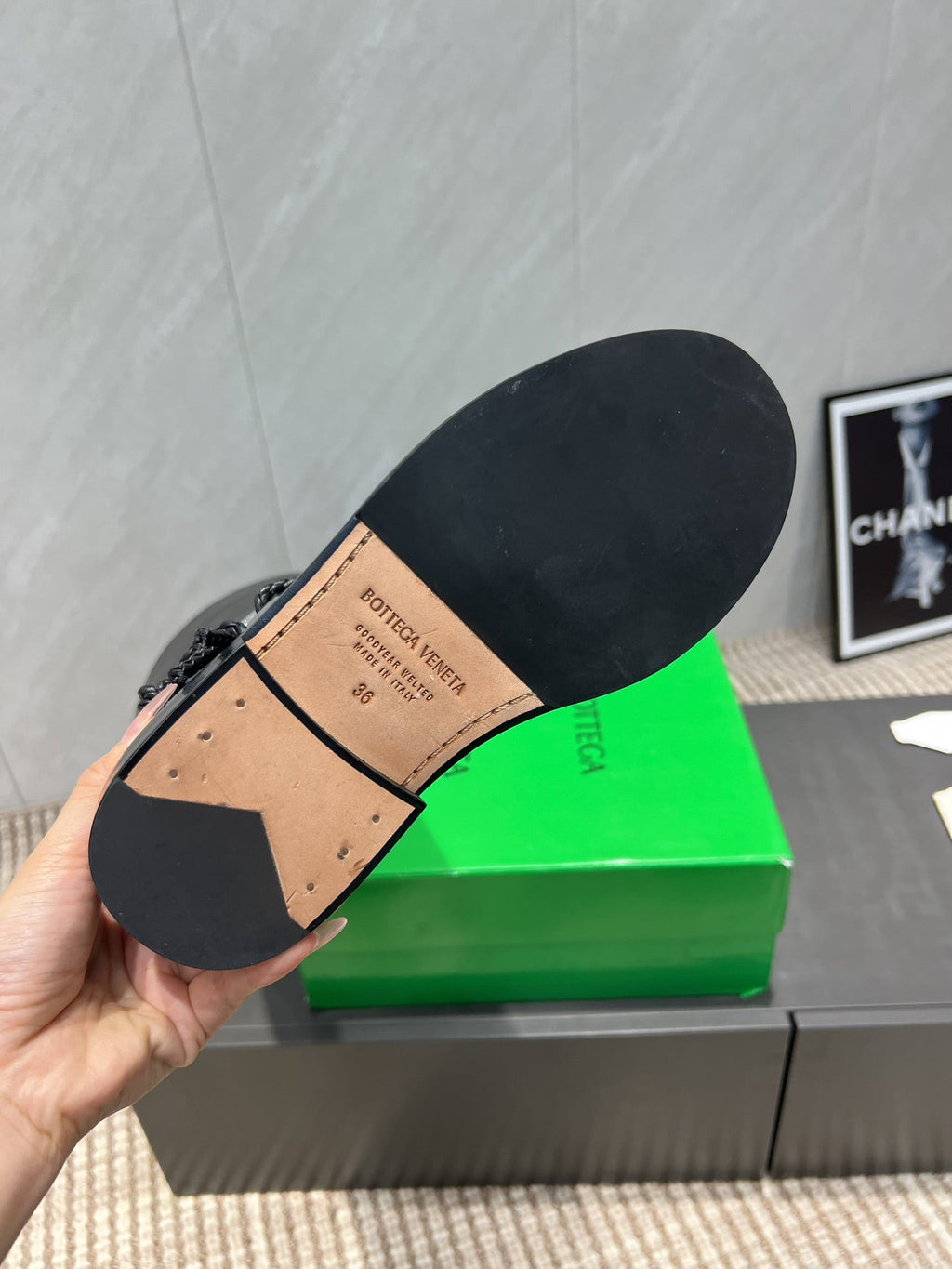 BV James Long Boot Black Calfskin 540192