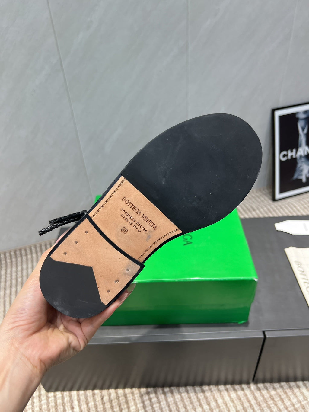 BV James Ankle Boot Black Calfskin 540194