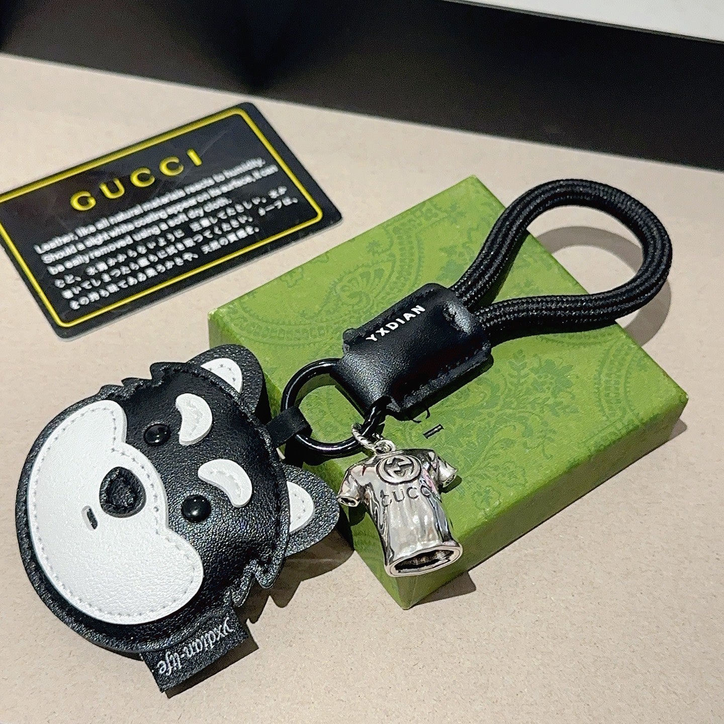 Gucci Black Dog Charm