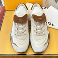 Fendi 2025 Wave Pulse Sneaker White Brown Suede 562140