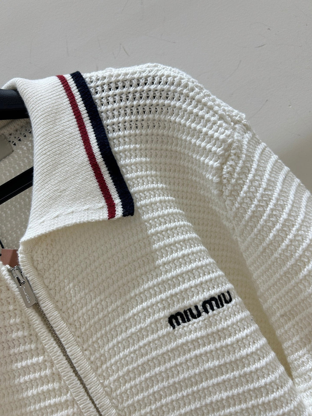 Miumiu 2025 Cardigan White Cotton