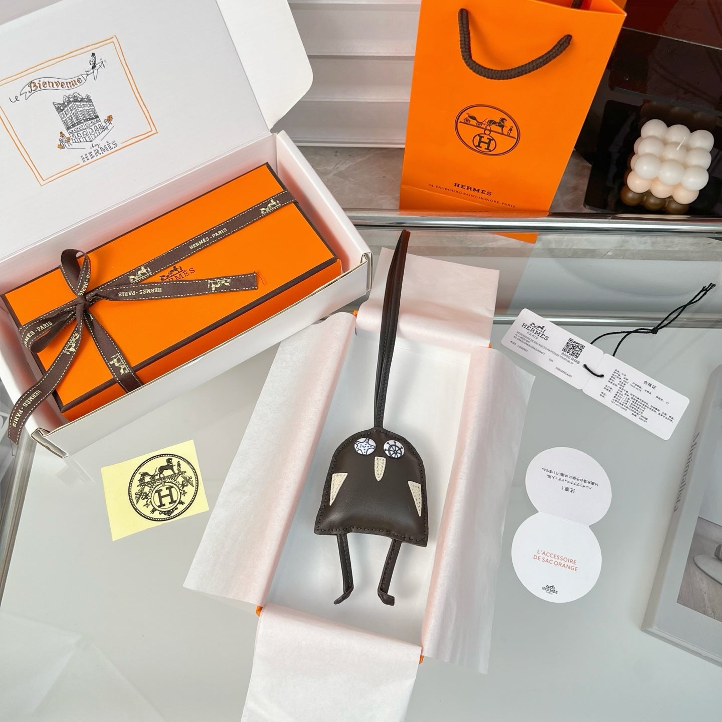 HM Chick Charm Lambskin