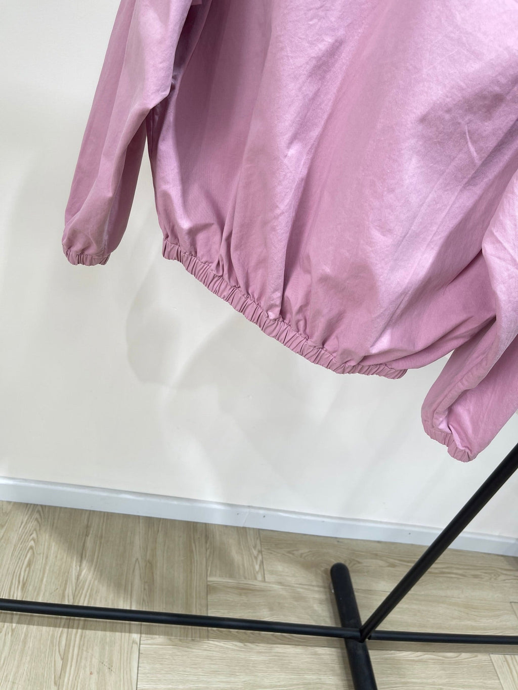 Prada 25 Zippered Collar Jacket Pink Cotton 311514