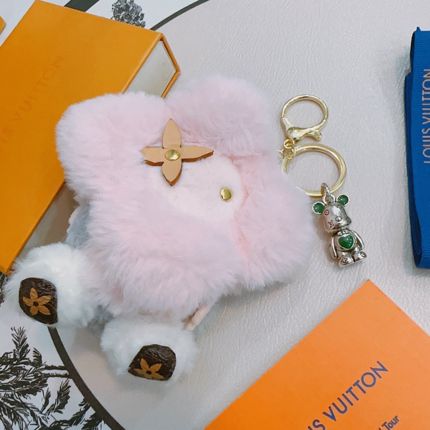 LV Pink Toy Charm