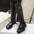 Celine Margaret High Boot Black Calfskin