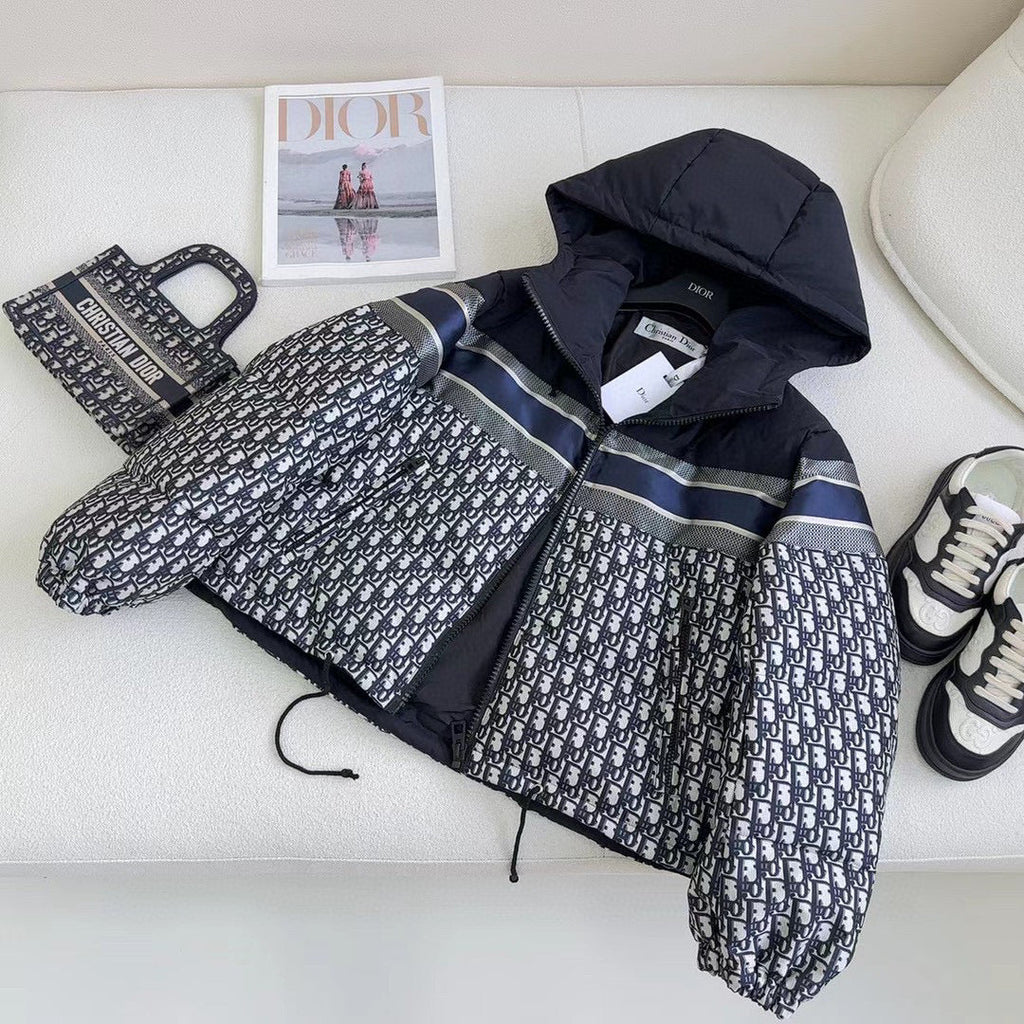 CD 25 Jacket Blue White Black Down Polyester 319275