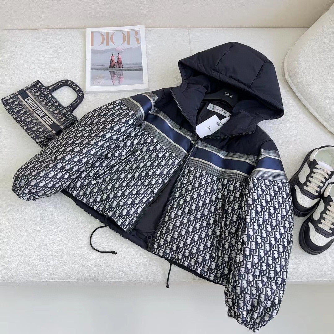 CD 25 Jacket Blue White Black Down Polyester 319275