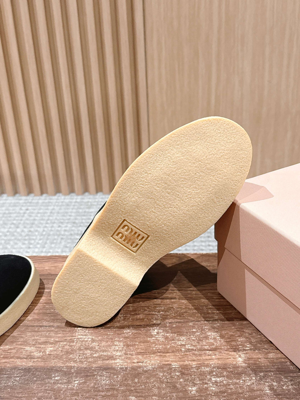 Miumiu 25 Slip-on Boot Black Mix White Suede Wool 553704