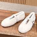 Alaia 2025 Ballet Flat Cream Wool 553828