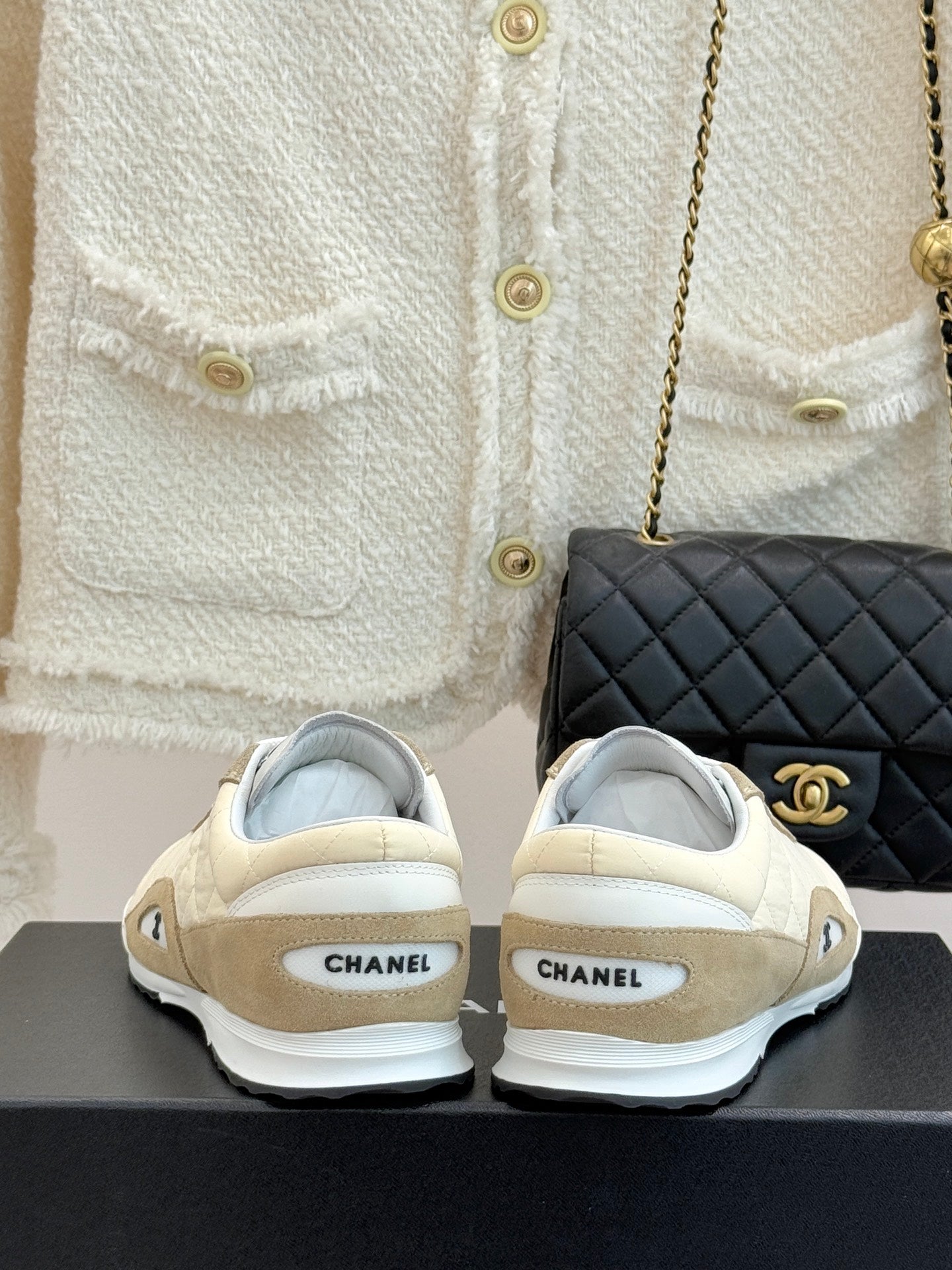 Cruise 2025/26 Trainers Cream Olive Brown Suede Fabric