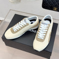 Cruise 2025/26 Trainers Cream Olive Brown Suede Fabric