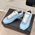 Cruise 2025/26 Trainers Powder Blue Suede Calfskin Fabric