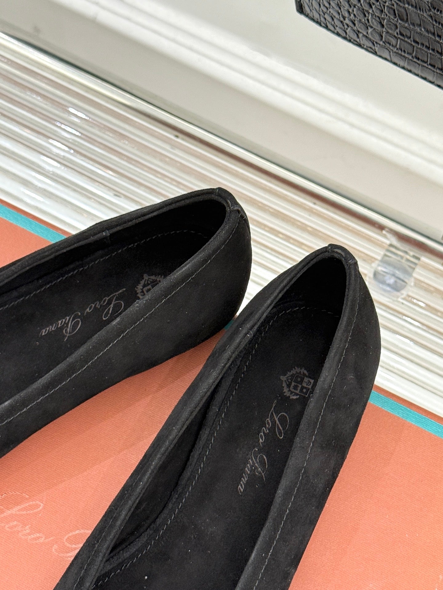 LP Primula Ballet Flat Black Suede 570689